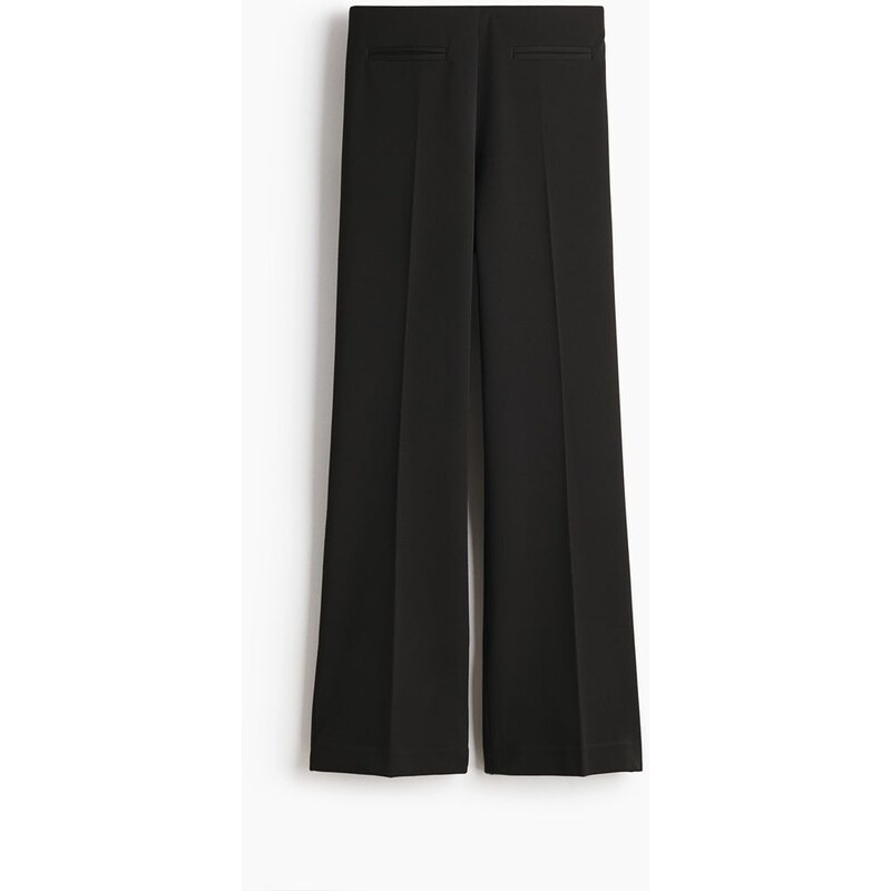 H&M - Keprové kalhoty Bootcut - Černá