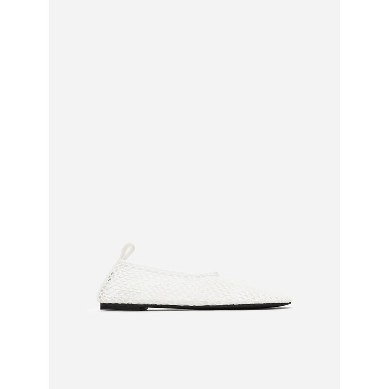 H&M - Síťované baleríny - bílá 114868121