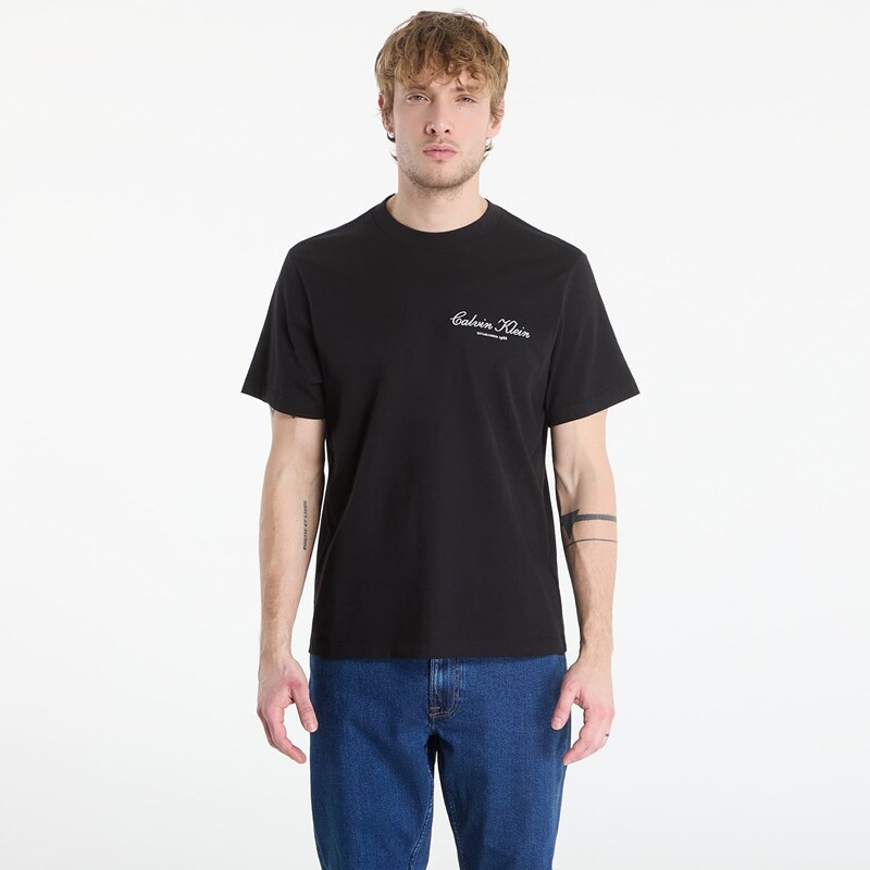 Tričko Calvin Klein Jeans 20S March Graphic Seasonal Tee Black S
