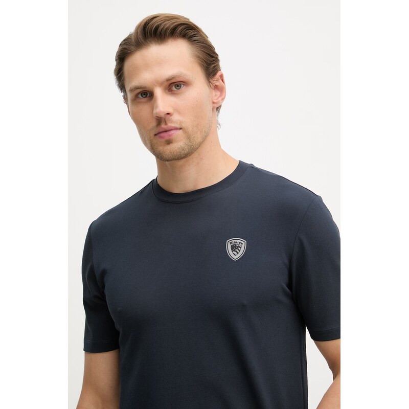 Blauer basic tričko pánské s bavlnou JAN