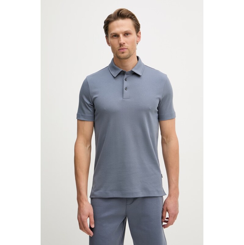 BOSS polo pánské bavlněné