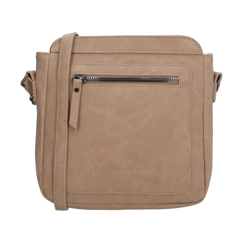 Beagles Béžová prošívaná crossbody kabelka „Diadem”