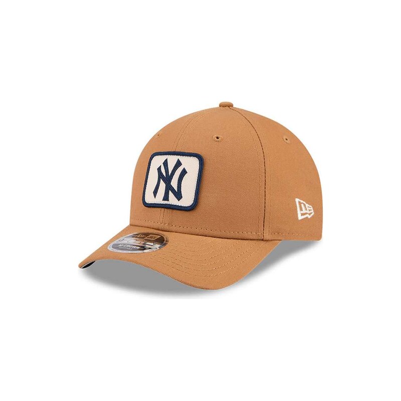 New Era NY Yankees 9forty logo cap in brown