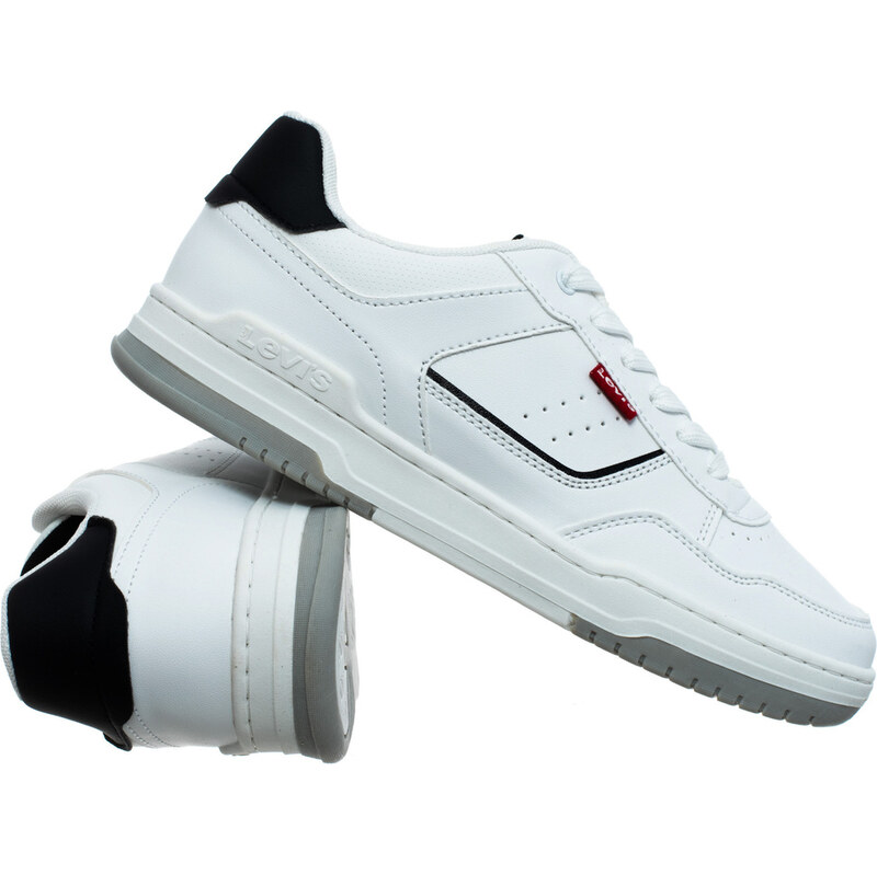 Levis dámské tenisky John Se bílé/černé 114871480
