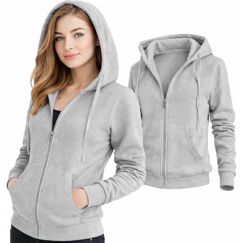 J.STYLE Dámská mMikina na zip s kapucí 114871487