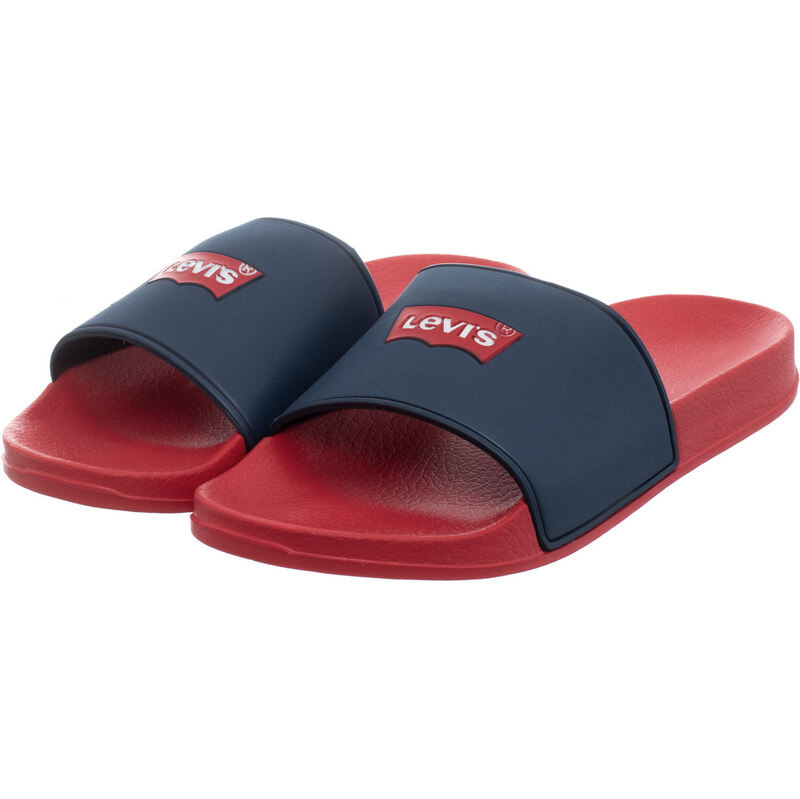 Dámské žabky Levis - Navy Red