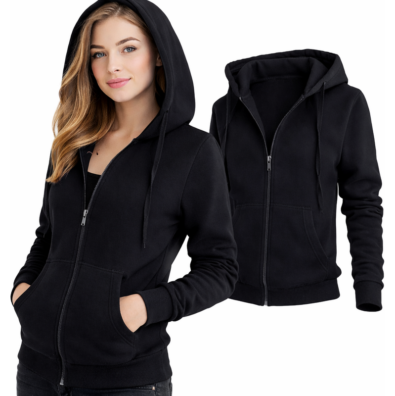 J.STYLE Dámská mMikina na zip s kapucí 114871527