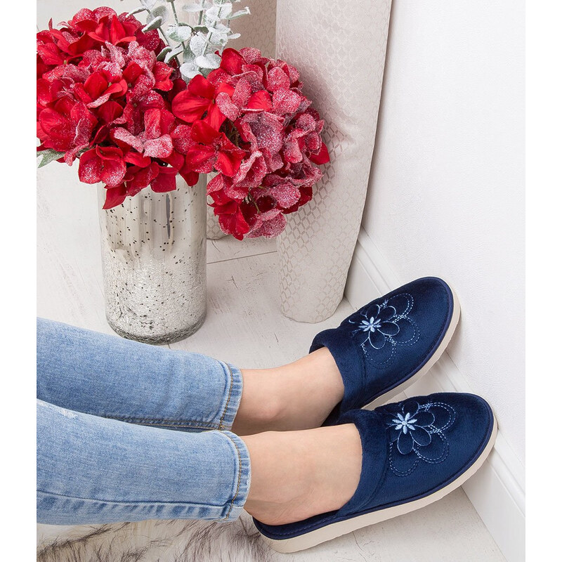 Dámské pantofle Natural Style Navy Blue 114871563