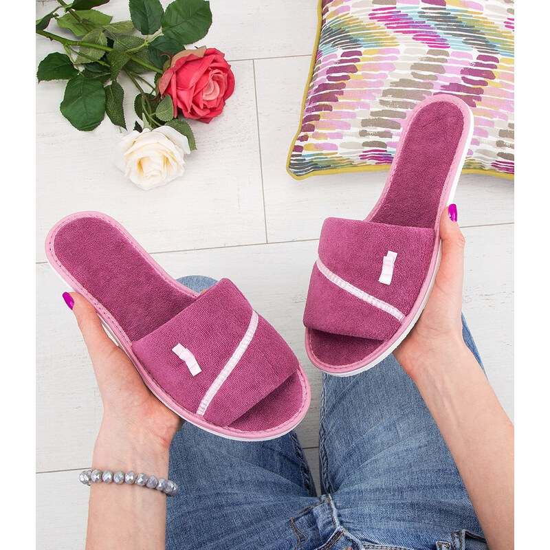 Natural Style Dámské pantofle NaturalStyle NS-041 růžové 114871605