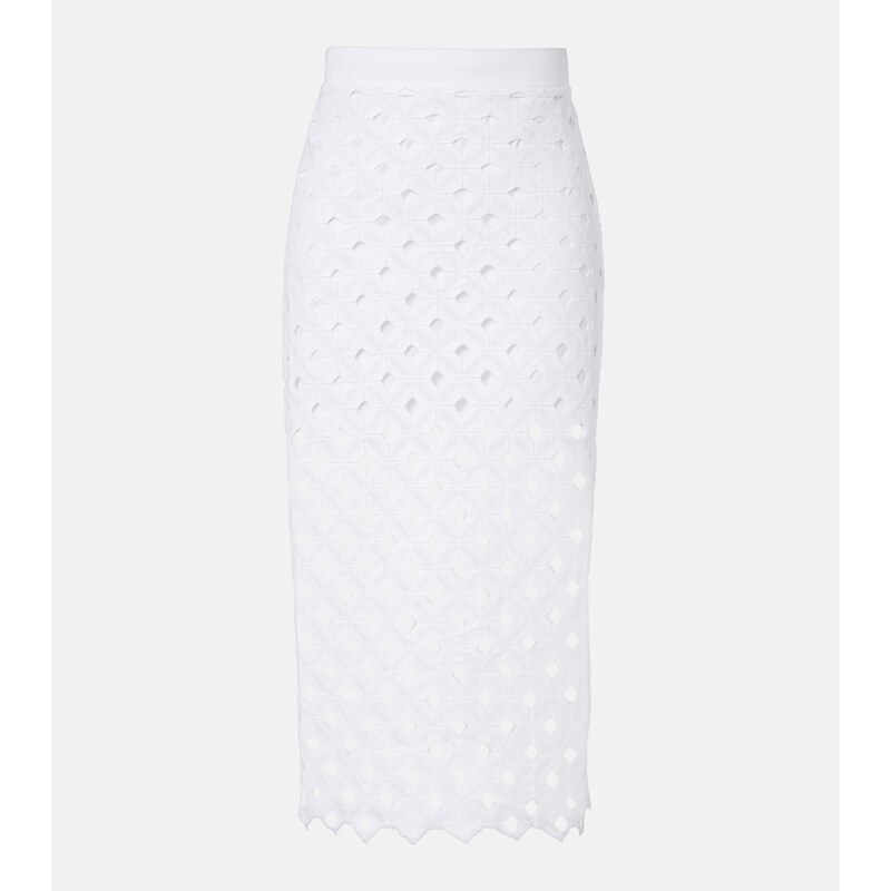 Max Mara Zorro macramÃ midi skirt