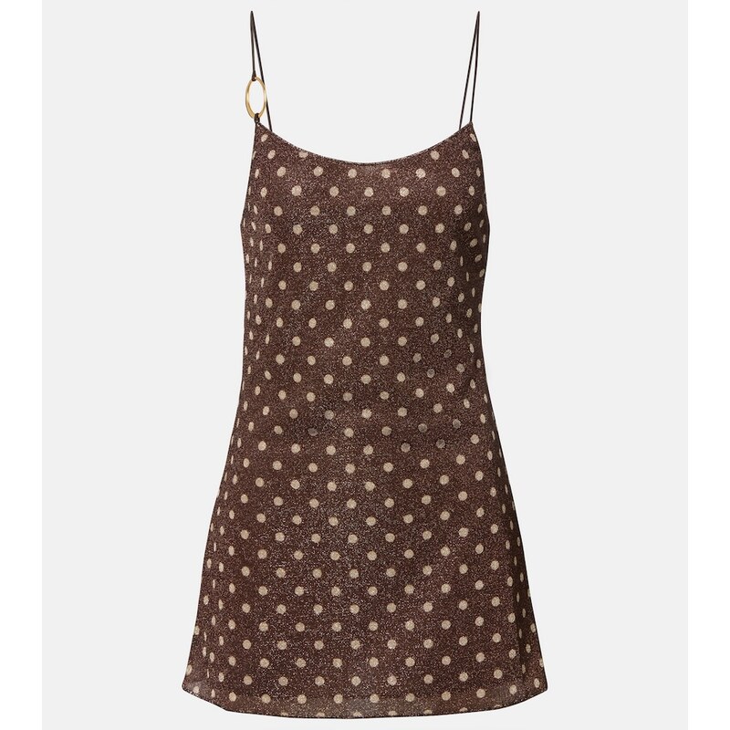 Oséree Lumière polka-dot minidress