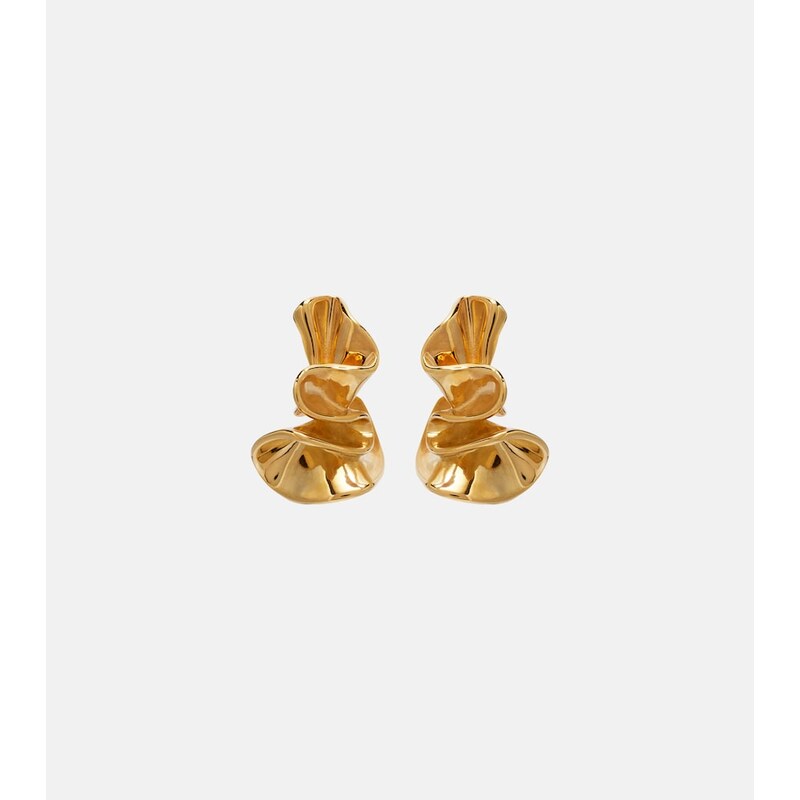 Bottega Veneta Anemone Small gold-plated earrings