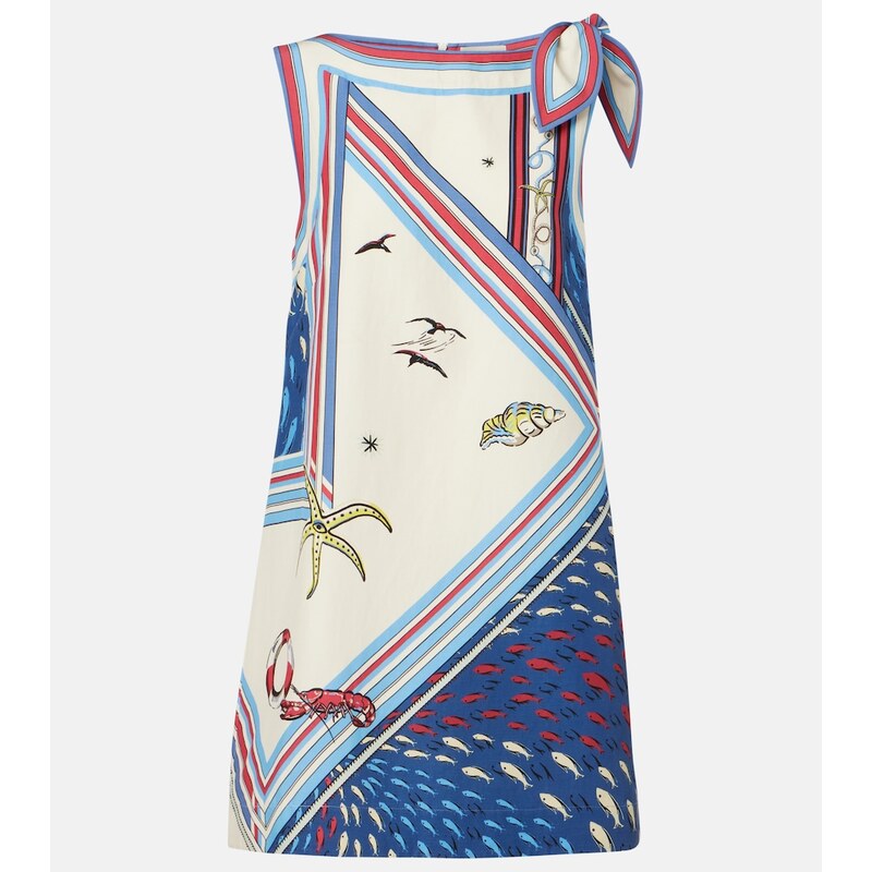 Alemais AlÃmais Apollo bow-detail printed minidress
