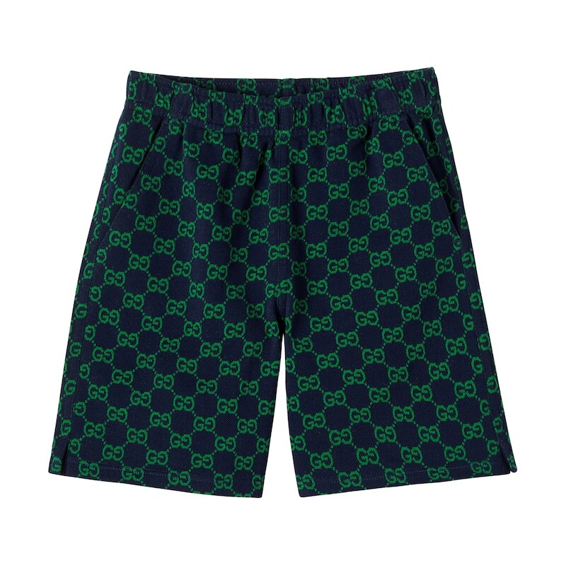 Gucci Kids GG cotton canvas shorts