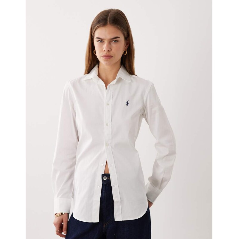 Polo Ralph Lauren longsleeve button up shirt in white