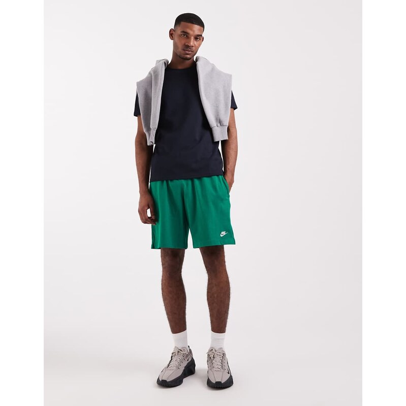 Nike Club knit shorts in green