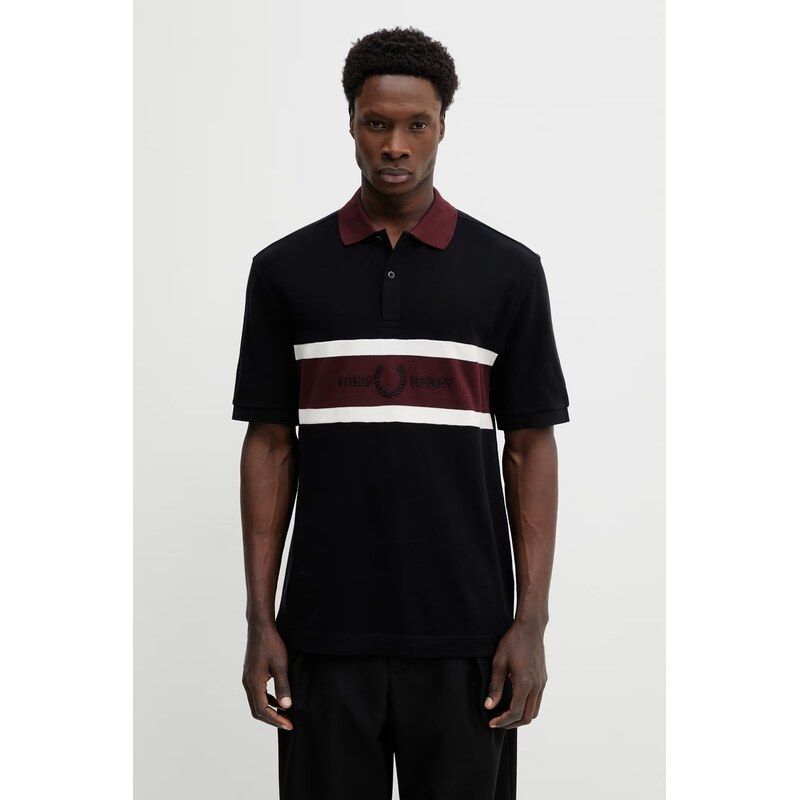 Fred Perry Bavlněné polo tričko Fred Perry