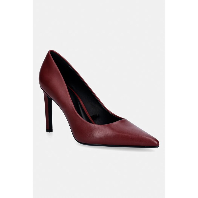 Calvin Klein Lodičky kožené ESS STILETTO 90 114874279