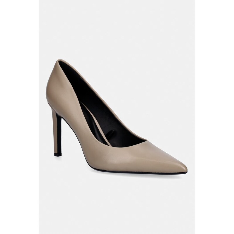 Calvin Klein Lodičky kožené ESS STILETTO 90 114874278