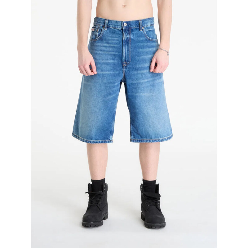 Calvin Klein pánské modré džínové šortky