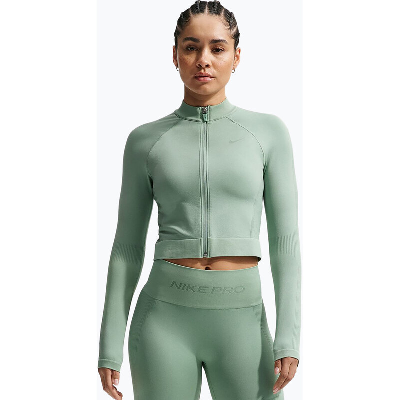 Dámská tréninková mikina Nike Pro Seamless Full Zip Top steam