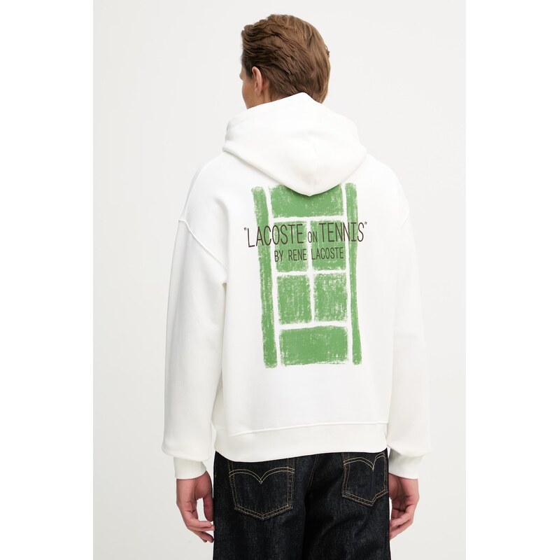 Lacoste mikina s kapucí bavlněná pánská