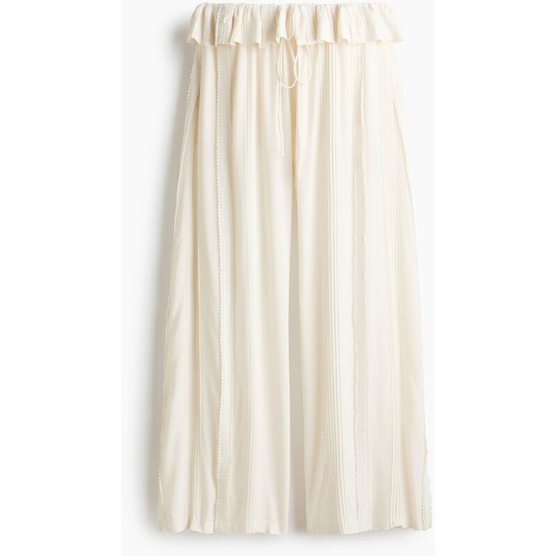 H&M - Kalhoty sesámky - bílá 114879478