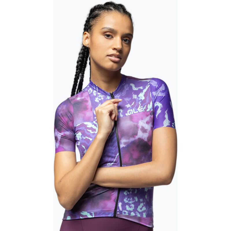 Dámský cyklistický dres Alé Linfa purple combo