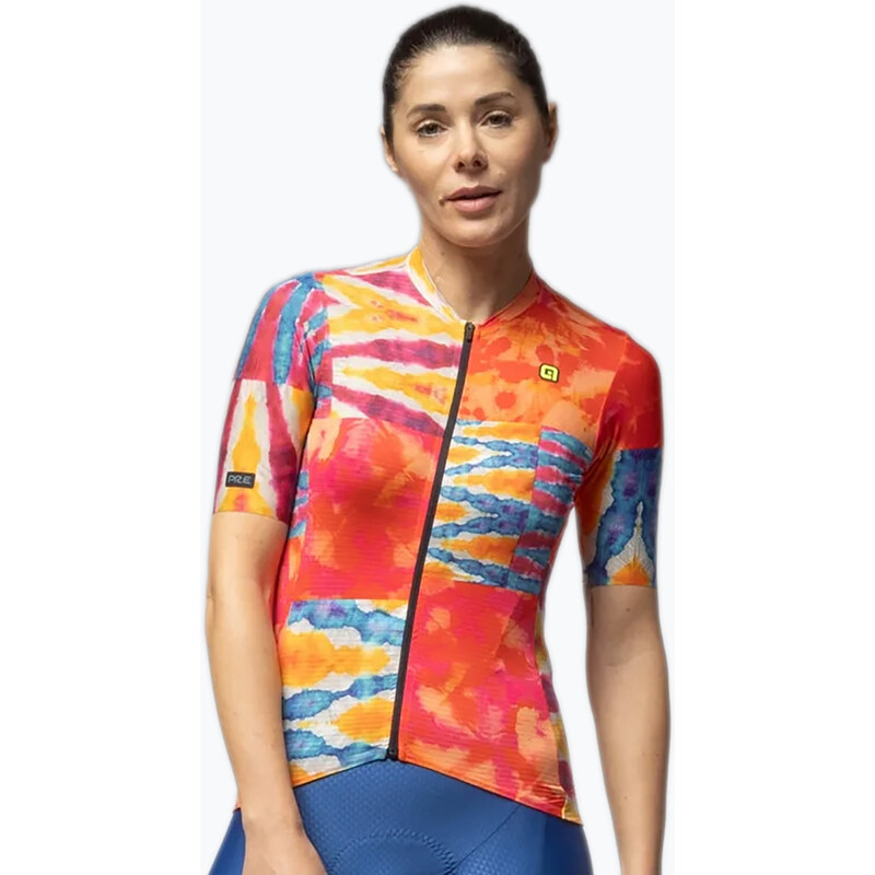 Dámský cyklistický dres Alé Clorofilla orange combo