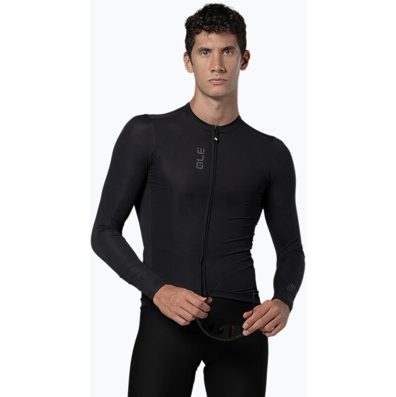 Pánské cyklistické triko Longsleeve Alé Color Block black