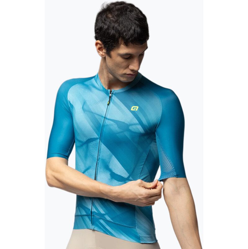 Pánský cyklistický dres Alé Crash ottanio blue