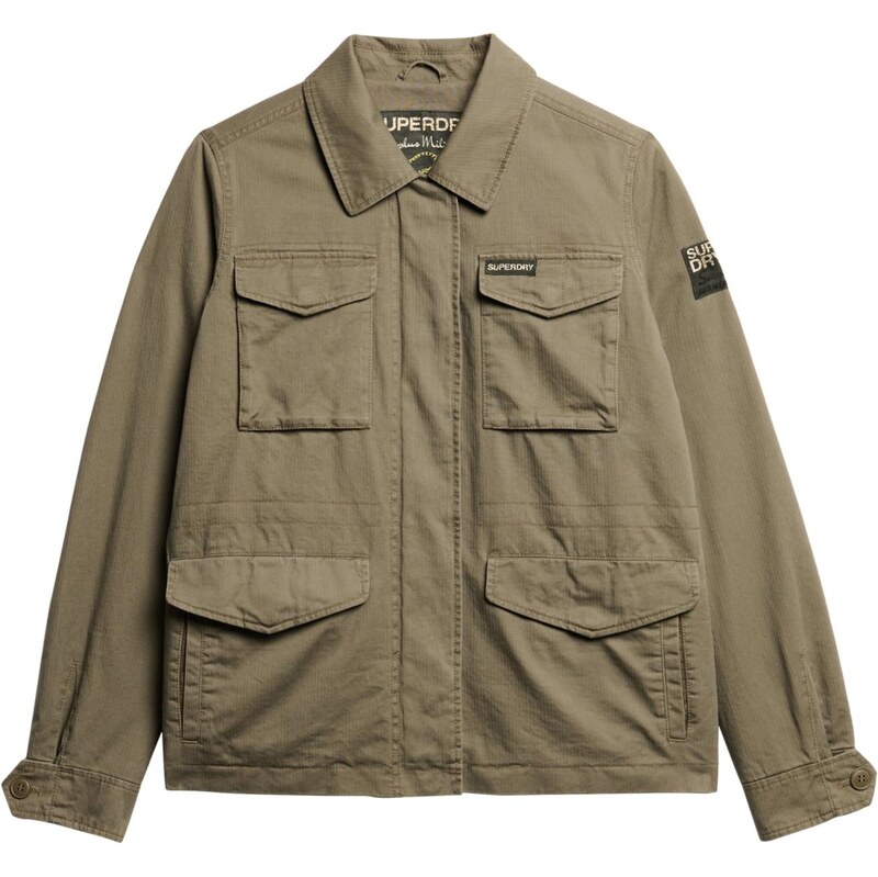 Superdry & Co Přechodná bunda koňaková / olivová / černá / bílá 114882504