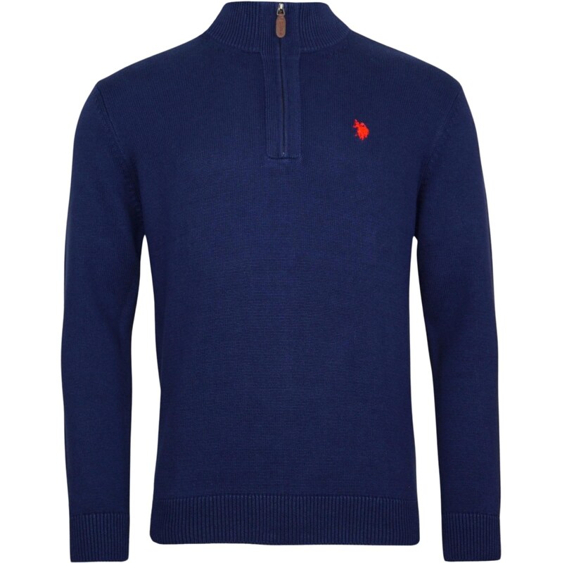 U.S. POLO ASSN. Svetr tmavě modrá / červená