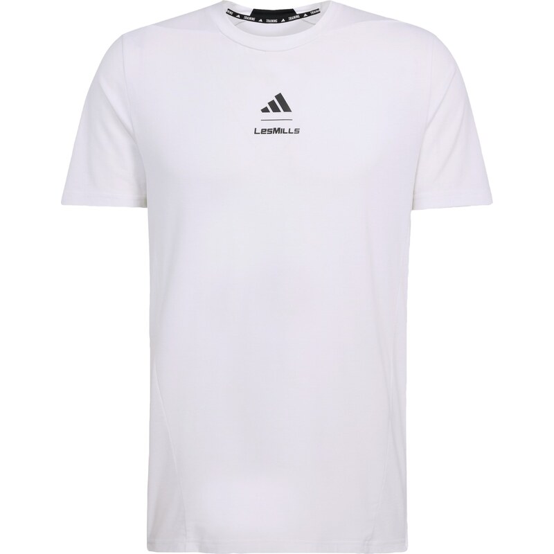 ADIDAS PERFORMANCE Funkční tričko 'Les Mills' černá / bílá