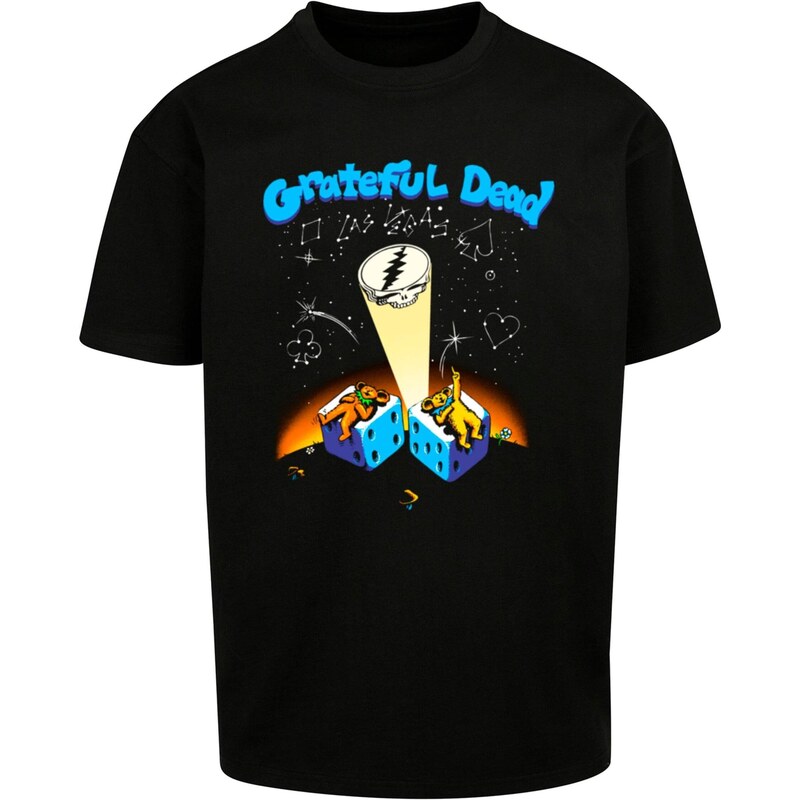 Merchcode Tričko Grateful Dead Spot svítivě modrá / světle žlutá