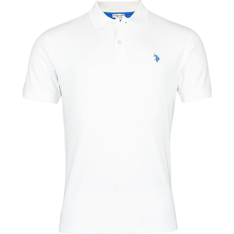 U.S. POLO ASSN. Tričko modrá / bílá