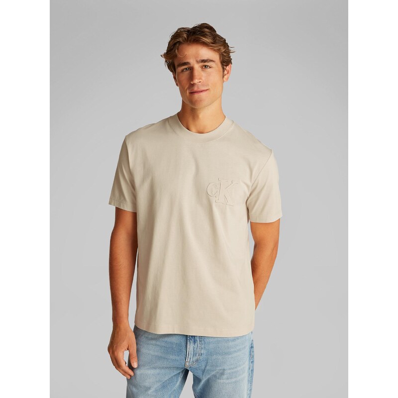 Calvin Klein Jeans Tričko šedobéžová