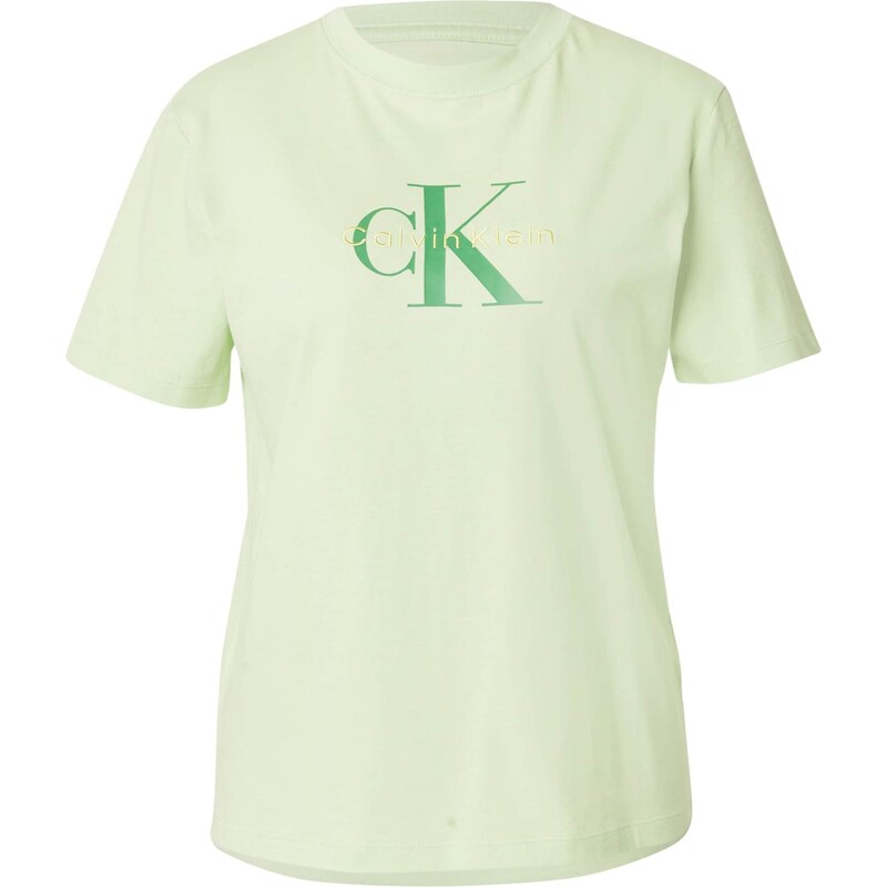 Calvin Klein Jeans Tričko 'HERO CLASSIC' světle žlutá / limetková / světle zelená