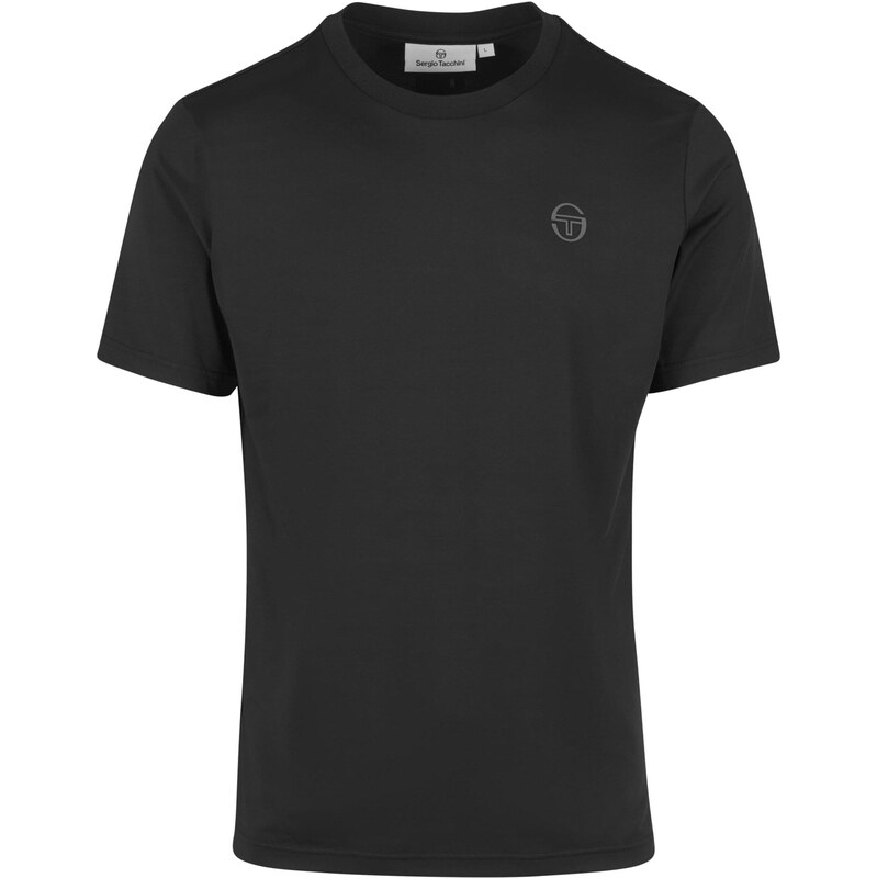 Sergio Tacchini Tričko Pelle tmavě šedá / černá