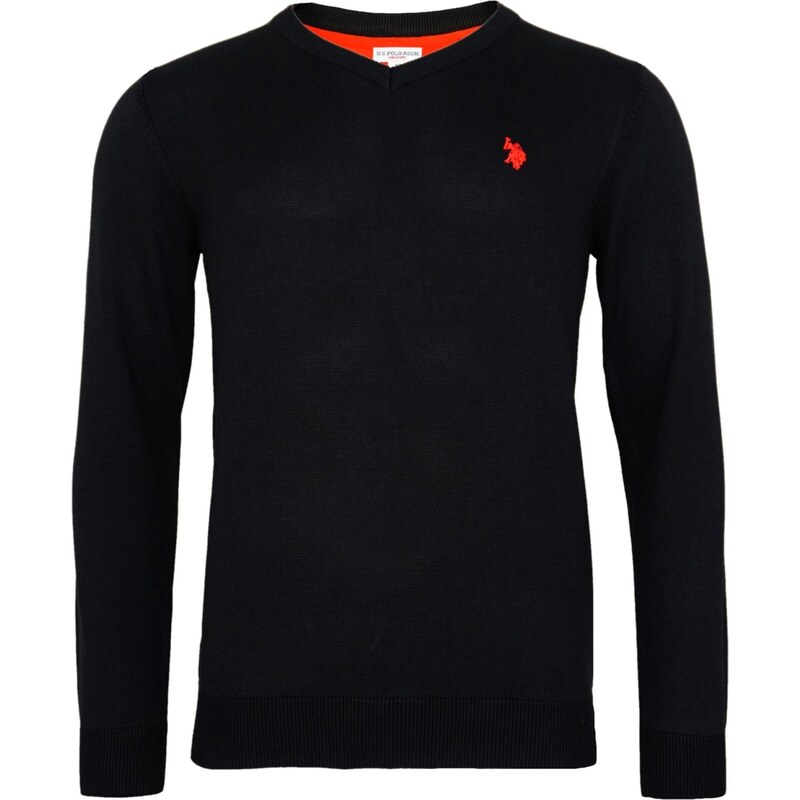 U.S. POLO ASSN. Svetr červená / černá