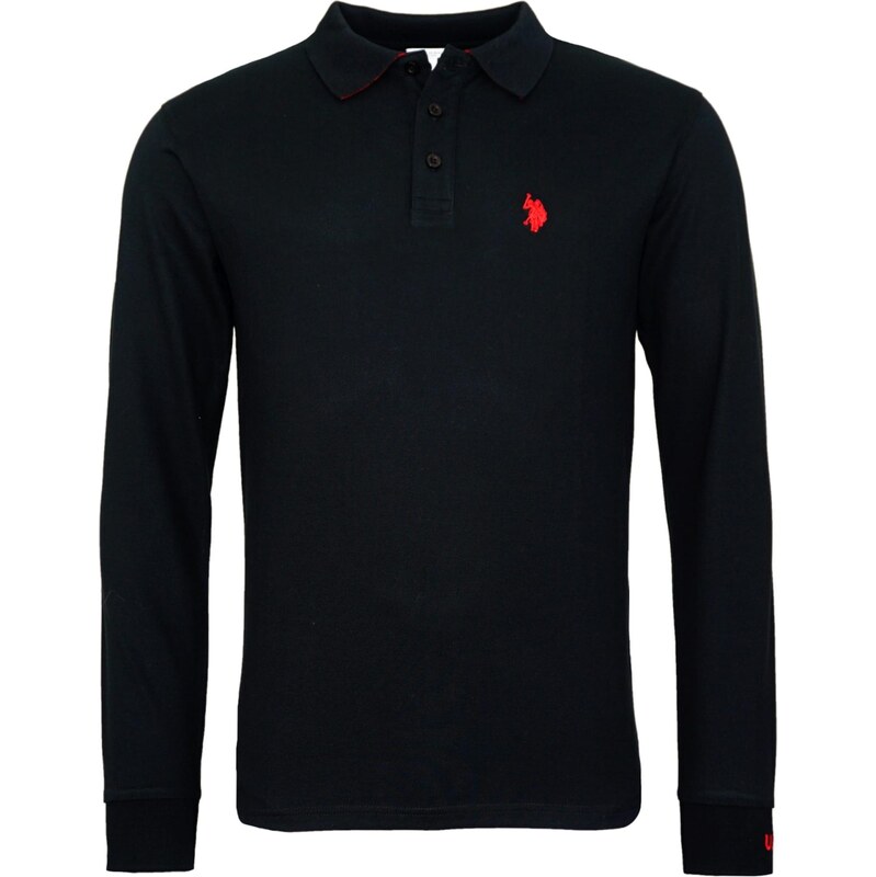 U.S. POLO ASSN. Tričko červená / černá