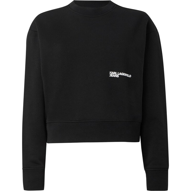 KARL LAGERFELD JEANS Mikina černá / bílá 114884294