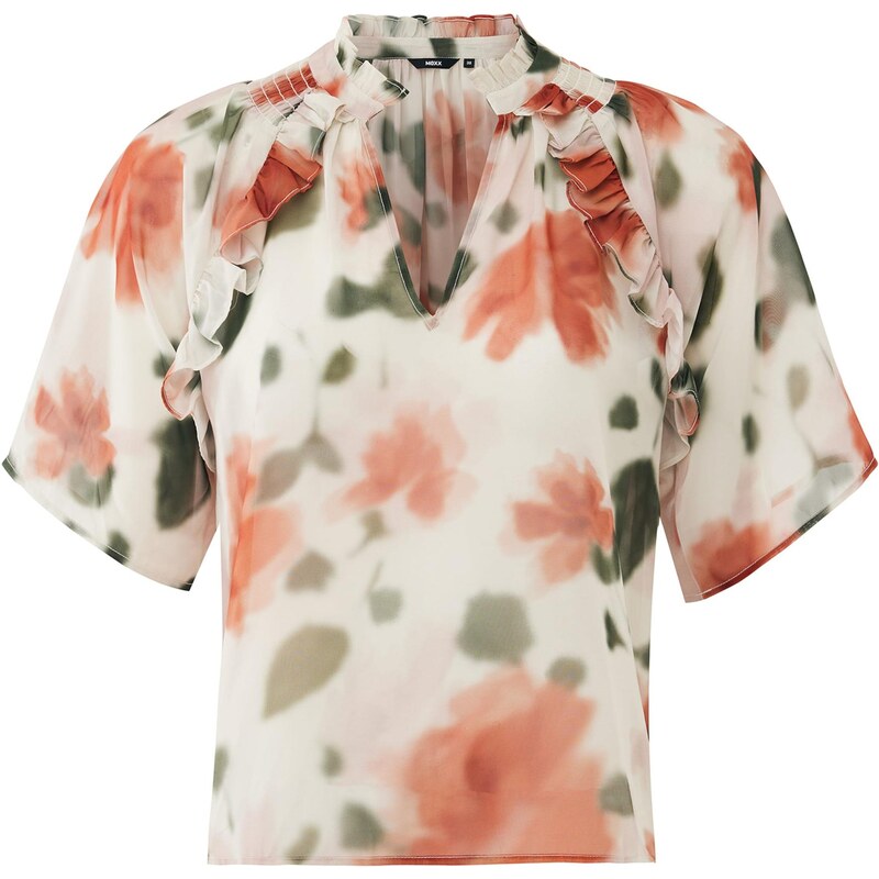 MEXX Halenka tělová / khaki / lososová