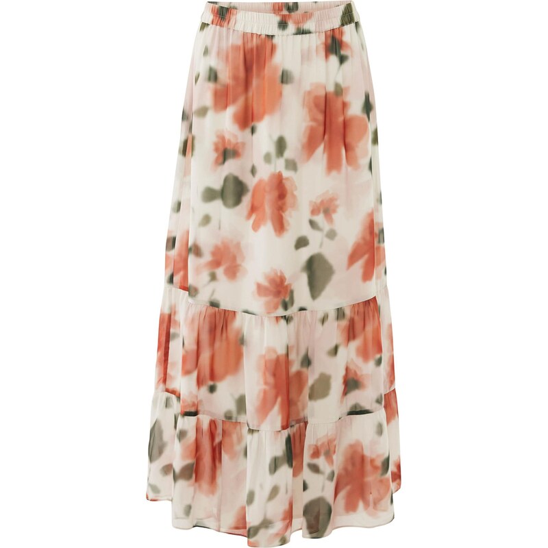 MEXX Sukně khaki / lososová / jasně oranžová