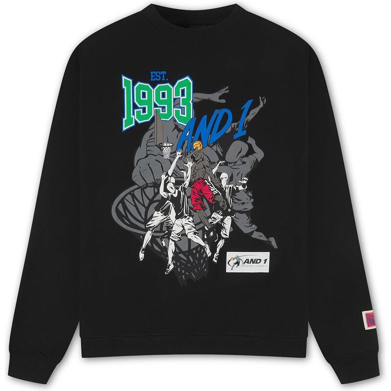 AND1 Mikina 1993 Dunk modrá / grafitová / zelená / černá 114884829