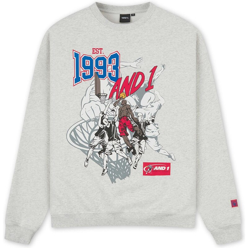 AND1 Mikina 1993 Dunk modrá / světle šedá / červená / bílá 114884832