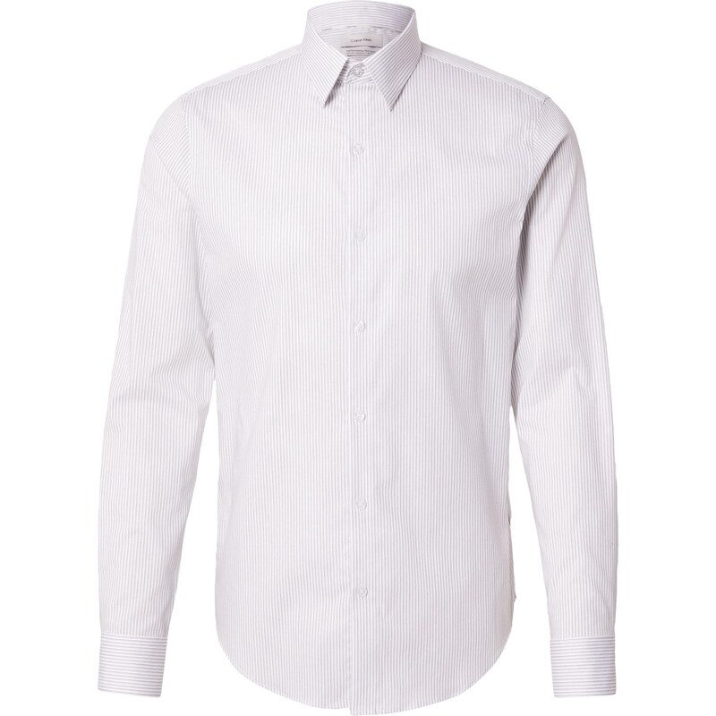 Calvin Klein Košile šedá / bílá
