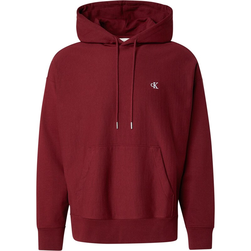 Calvin Klein Jeans Mikina rubínově červená