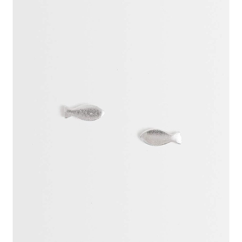 Kingsley Ryan fish stud in sterling silver 114885424