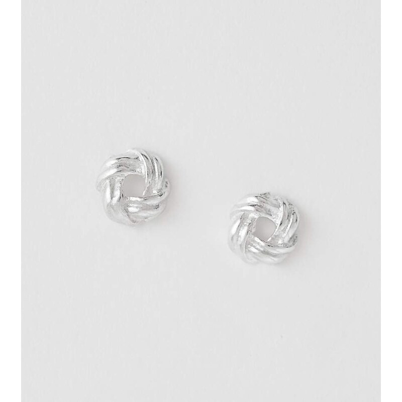 Kingsley Ryan open knot stud in sterling silver 114885423